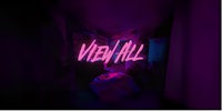 a neon sign with the word vien hill on it